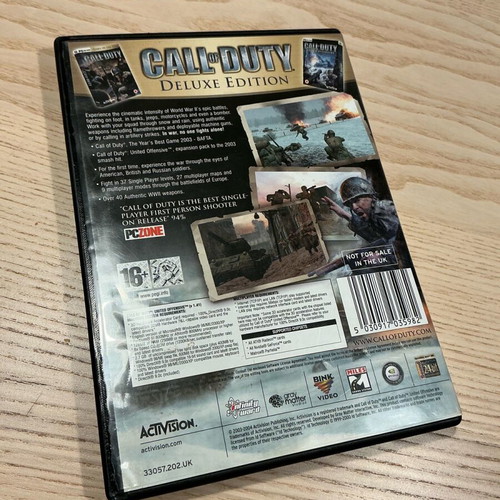Call of Duty Deluxe Edition PC game like new