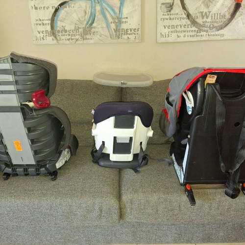 Chicco, Britax and Cam car seats like new with ISOFIX