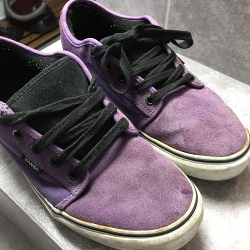 Vans Chukka Low sneakers size 42.5 like new purple