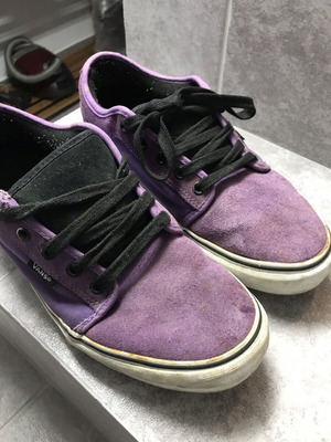 Vans Chukka Low sneakers size 42.5 like new purple