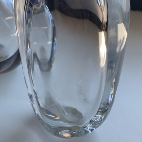 Kosta Boda vases used, Raindrop and Opus collection