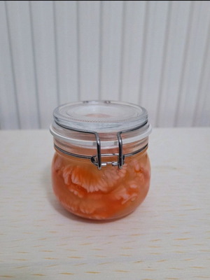 Marmalade candle like new, 150gr soy and gel with orange scent