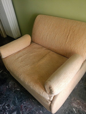 Sofa with foldable bed used