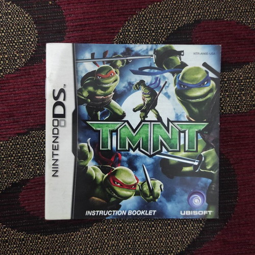 TMNT Nintendo DS used with original manual and cover without box