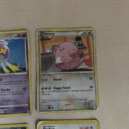 Pokemon cards used, set of 8
