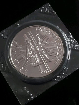 Britannia 2011 σφραγισμένο silver επετειακή έκδοση καινούργιο
