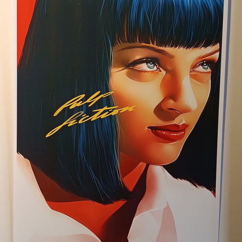 Pulp Fiction A4 poster