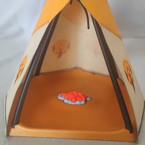 Playmobil Indian Tent, 1989 Geobra, Western series, vintage