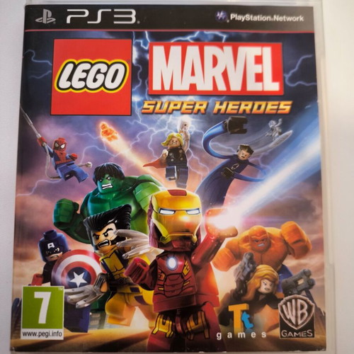 Lego Marvel Super Heroes PS3 game used, very good condition