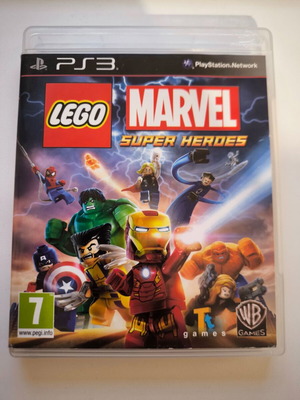 Lego Marvel Super Heroes PS3 game used, very good condition