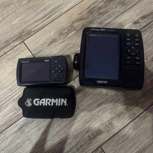 Garmin GPSMAP 478 and GPSMAP 188C Sounder used, no cables