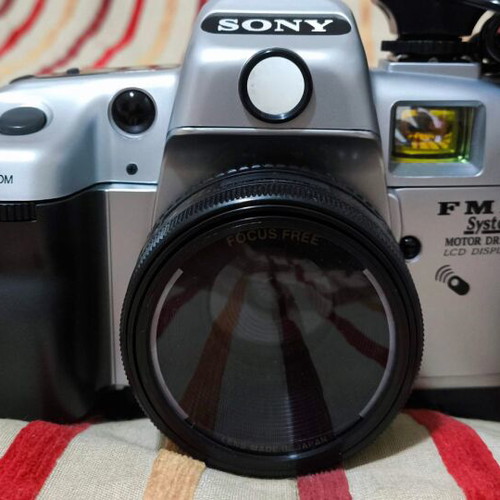 Vintage Sony FMD System Motor Drive LCD Display camera used with film