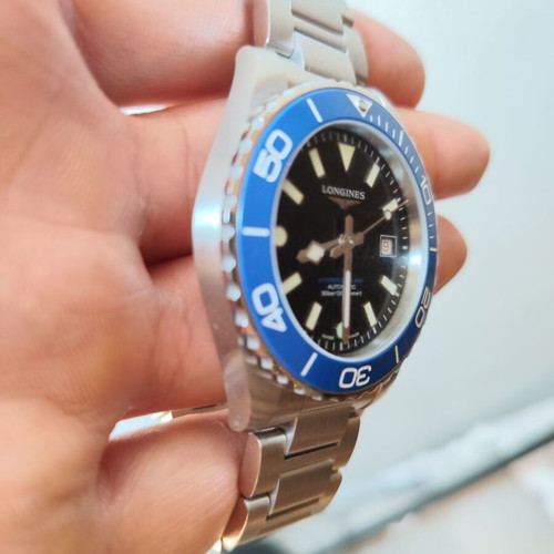 Longines HydroConquest Automatic 42mm Blue Bezel New