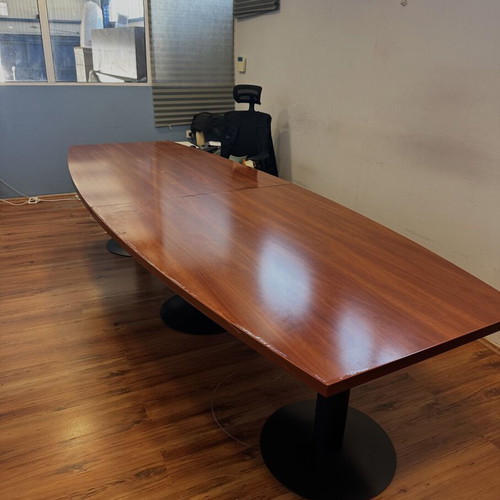 Meeting Table and 3 Desks used, including a large corner desk