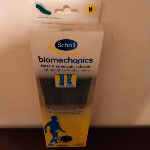 Scholl Biomechanics orthopedic insoles new, size M
