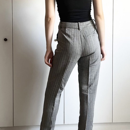 Tailored striped gray Zara pants size S used