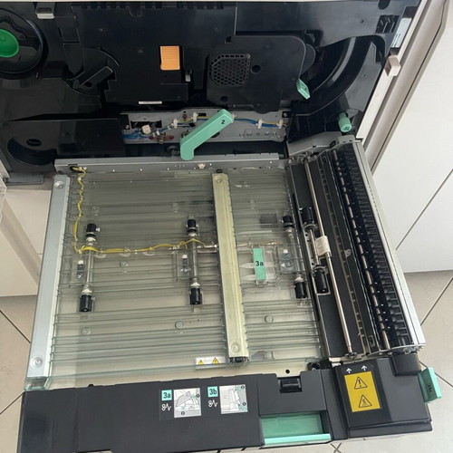 Xerox 4127 used production printer with finisher stapling and spiral