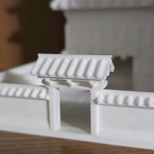 Dice tower Japanese house new, printed