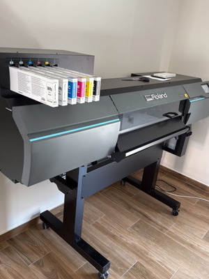 Roland TY-300 DTF εκτυπωτικό μηχάνημα με φούρνο-στεγνωτήρα σαν καινούργιο