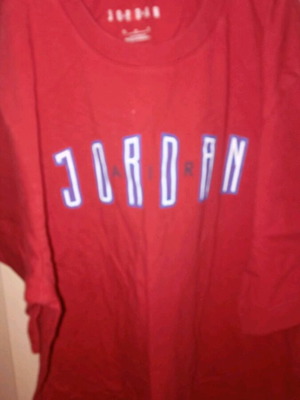 Jordan men's t shirt red size medium new