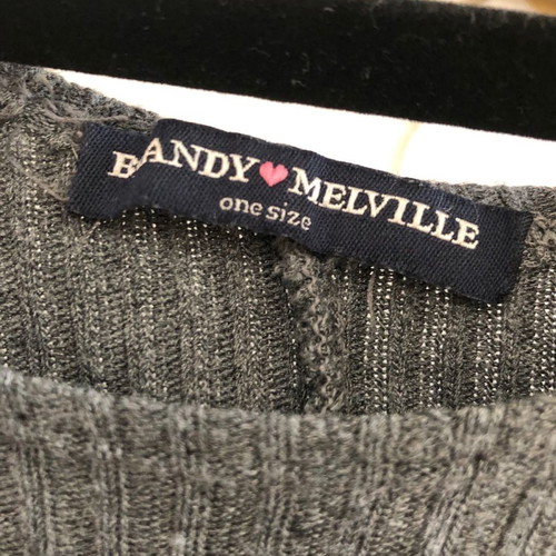 Brandy Melville long sleeve blouse used, one size, gray