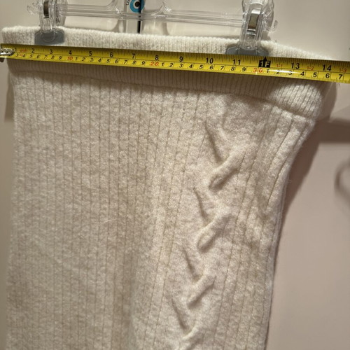Mango midi skirt like new, size S, white beige