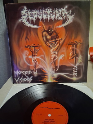 Sepultura Morbid Visions vinyl record, metal