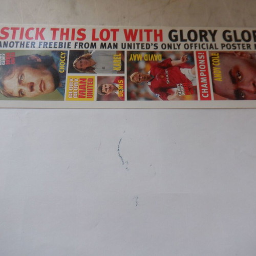 Manchester United stickers new from 90s magazine