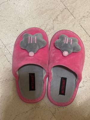 Slippers size 30 for girls used, pink