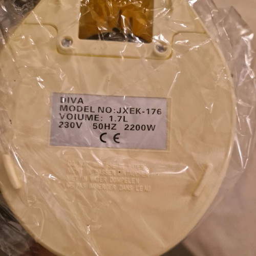 Diva electric kettle new beige color