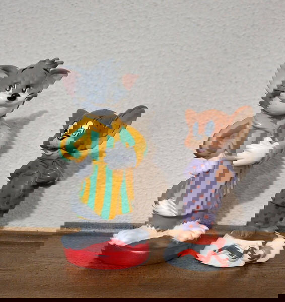 Vintage 90s Tom and Jerry PVC