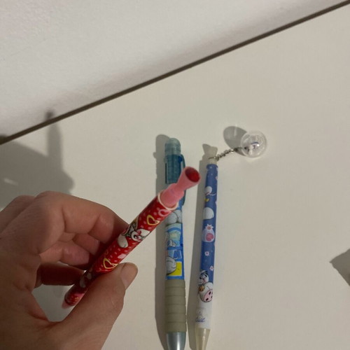 Diddl pens used, pack of 3, vintage from Germany