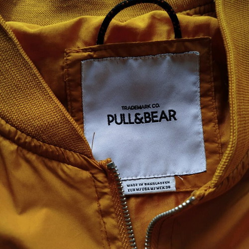Pull & Bear bomber like new, orange, size S/M
