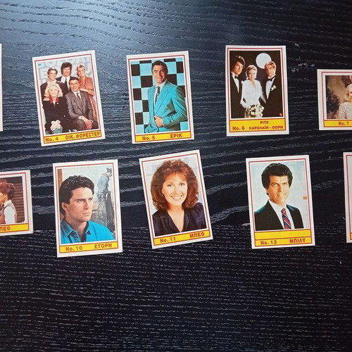 Bold and the Beautiful Caroline stickers like new, set of 18