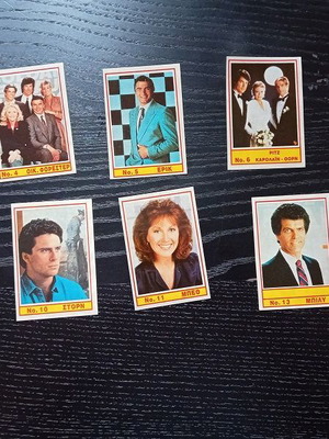 Bold and the Beautiful Caroline stickers like new, set of 18