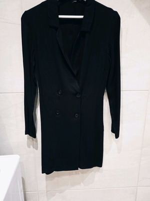 H&M blazer dress used, black, size XS