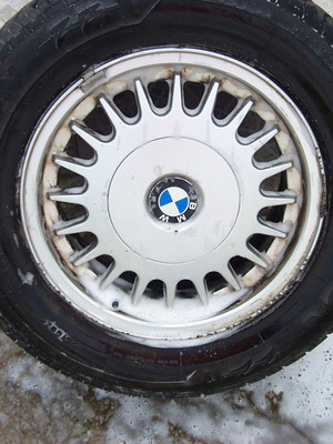 Ζάντες BMW 15 4 μεταχειρισμένες με λάστιχα 225-60-15 για σειρά 5-6-7