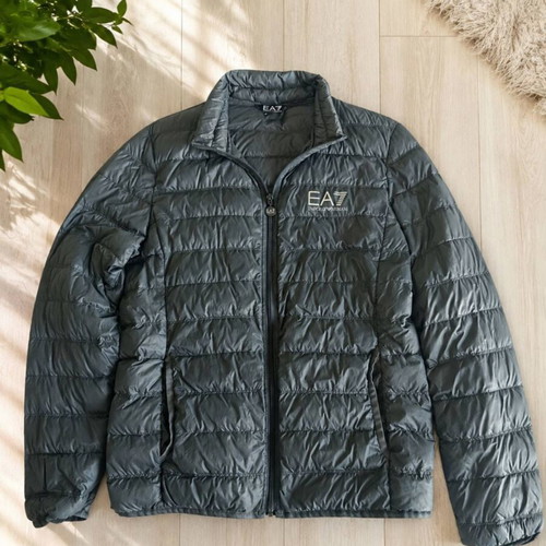 EA7 Emporio Armani puffer jacket, grey, size L