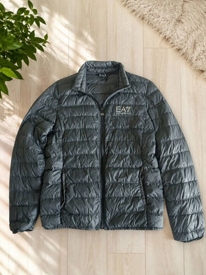 EA7 Emporio Armani puffer jacket, grey, size L