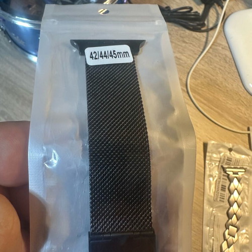 Apple Watch straps pack of 5, new except black