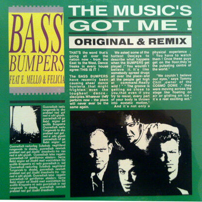 Bass Bumpers The Music's Got Me CD used, electronic