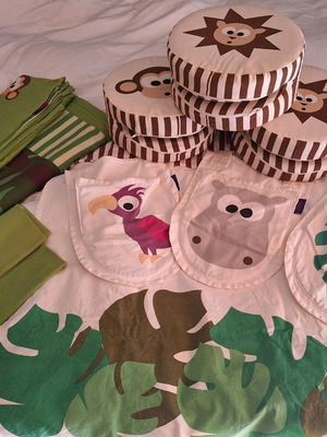 Flexa bed accessories used with jungle theme
