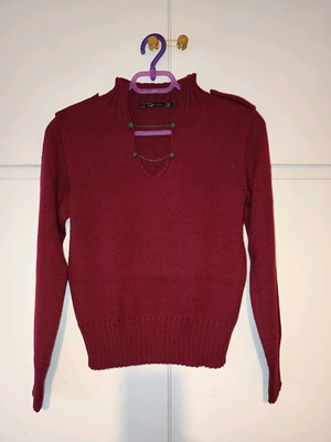 Raxevsky burgundy red pullover like new, size M
