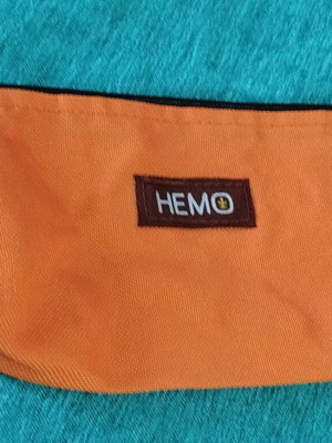 HEMO orange pencil case like new