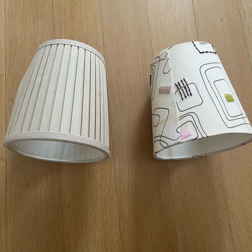 Lamp shades used, pack of 2, IKEA