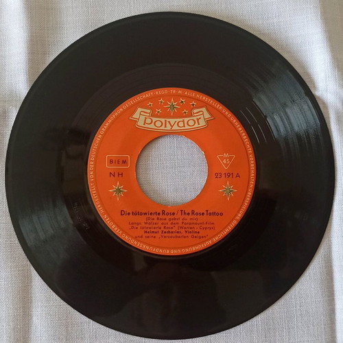 Helmut Zacharias 45rpm vinyl used, classical music