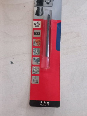 KWB HSS Twist Metal Drill 4mm new