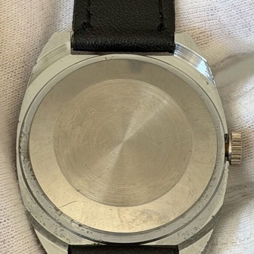 Raketa TV mechanical watch used, silver, vintage