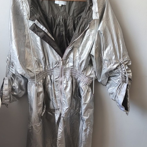 Celine Metallic Silver Insulated Jacket premium edition like new
