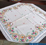 Cross-stitch tablecloth new